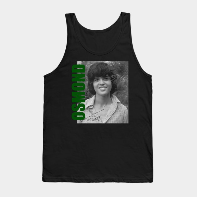 Donny Osmond - New Retro Aesthetic Fan Art Tank Top by FREEDOM FIGHTER PROD